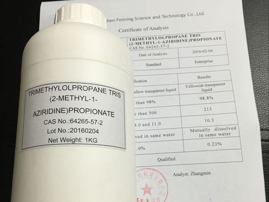 HD-100A Latent Curing Agent Trimethylolpropane Tris ( 2-Methyl-1-Aziridine ) Propionate