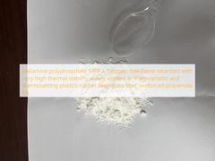 Melamine polyphosphate MPP a halogen-free flame retardant with very high thermal stability widely applied in thermoplastic and thermosetting plastics rubber fiber glass fiber reinforced polyamide 66