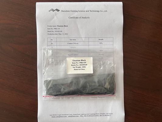 Titanium Black PBK-535 Environmentally friendly non-toxic and high-temperature resistant inorganic composite pigment with high coloring power and good dispersibility