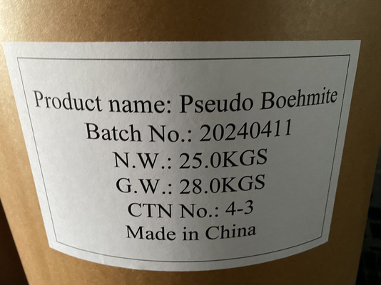 Nano Pseudo Boehmite with High Purity Large Porevolum Uniform Pore Size used in Lithium battery Hydrofining Catalyst