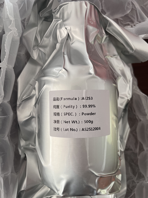 High Purity 4N Aluminum Sulfide is an inorganic compound characterized by its high purity and distinct physical properties